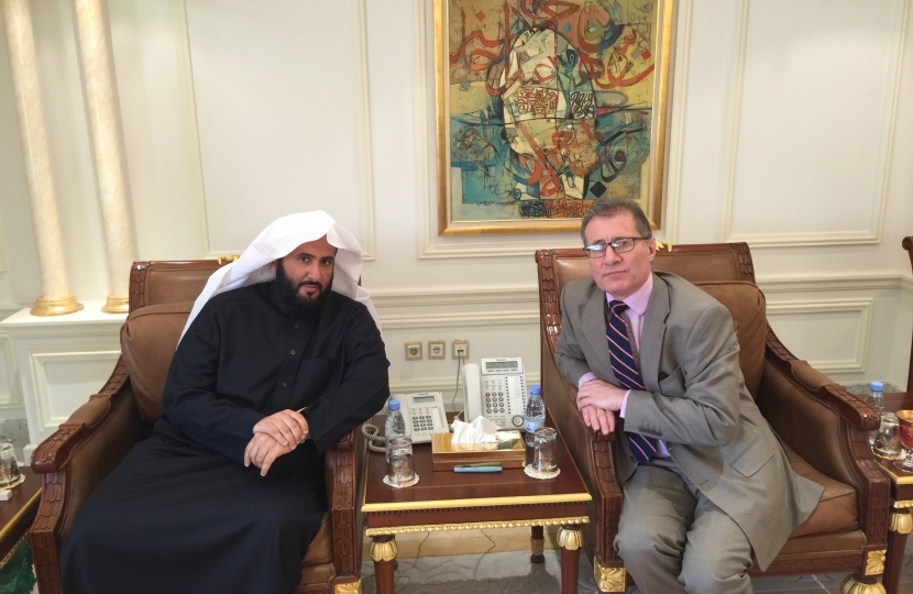 Mark Pawsey meeting the Saudi Justice Minister