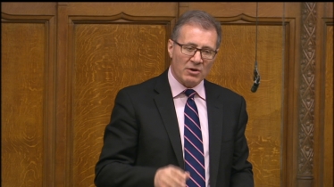 MP speaking in the Chamber