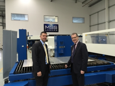 Mark Pawsey MP at MSS Lasers