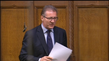 MP speaking in Chamber