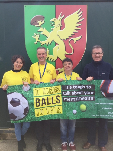Mark Pawsey MP nominates local Mental Health Campaign ‘It Takes Balls to Talk’ for award