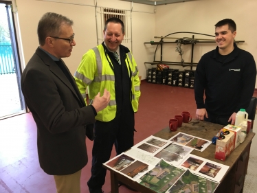 Mark Pawsey MP at Western Power Distribution in Hillmorton