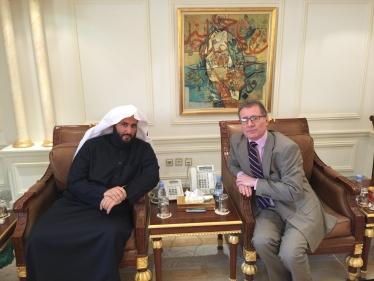 Mark Pawsey meeting the Saudi Justice Minister
