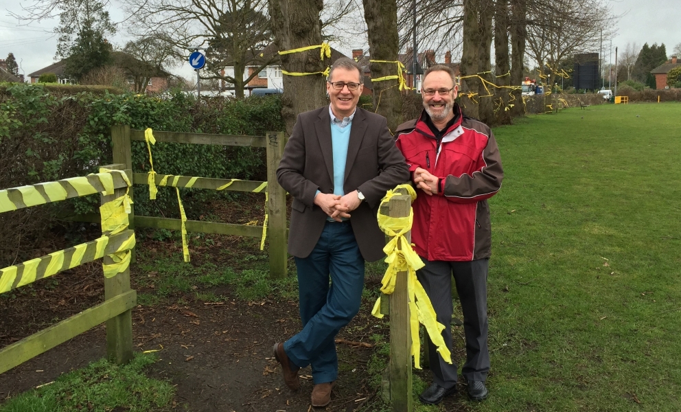 Mark Pawsey at Oakfield Recreation Ground