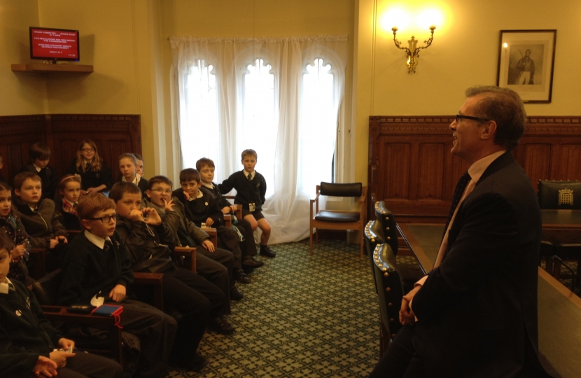 Bilton Junior School visit Parliament