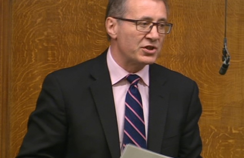 MP speaking in chamber