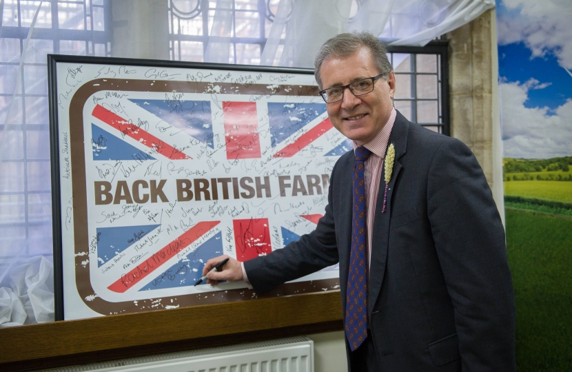 MP backs British farming