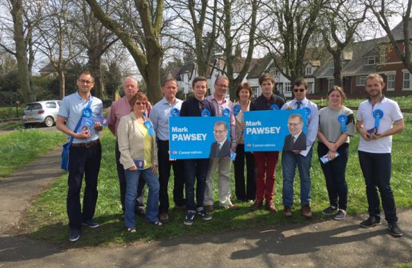 Campaigning all year round with Mark Pawsey MP
