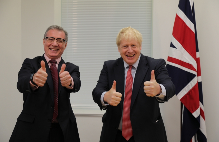 Mark Pawsey & Boris Johnson - thumbs up
