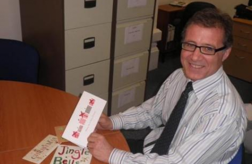 Mark Pawsey MP launches his Christmas Card competition 2012