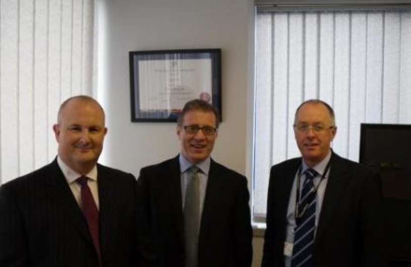 Mark Pawsey MP with The Lloyd Fraser Group Ltd in his Rugby Constituency