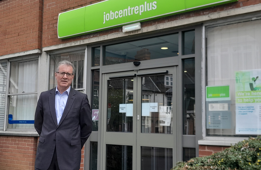 Mark Pawsey MP at Rugby Job Centre Plus