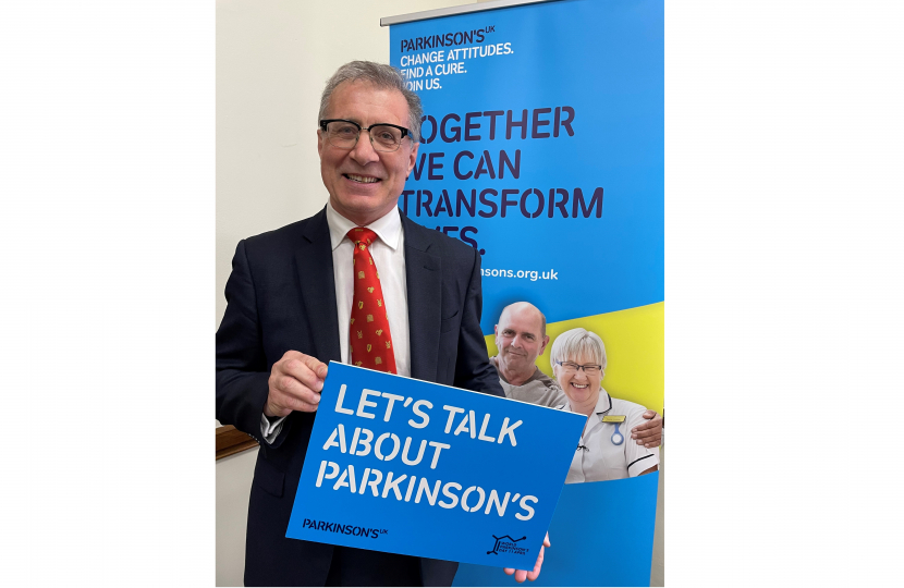 Rugby MP Mark Pawsey is supporting World Parkinson’s Day 2022