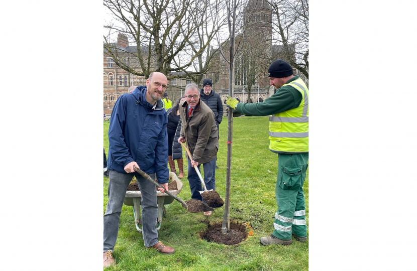 Opus VL Tree Planting - Stuart Mackintosh and Mark Pawsey MP
