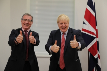 Mark Pawsey & Boris Johnson - thumbs up