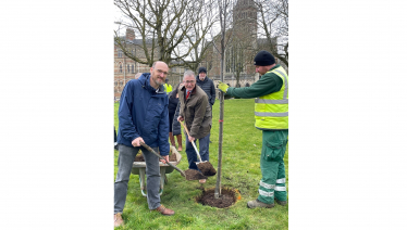Opus VL Tree Planting - Stuart Mackintosh and Mark Pawsey MP